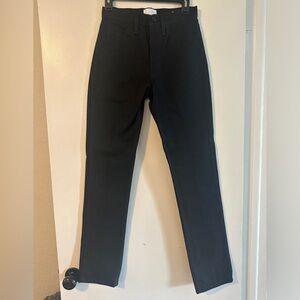 FRAME straight leg black jeans size 24